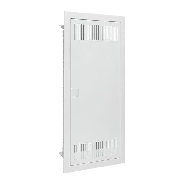 Щит комбинированный встраив. Nova 2 DIN-рейки + 2 монтаж. платы 4 габарит IP41 с метал. перфорированной дверью EKF nv-cb-pmd-2+2 ТехноИмпульс