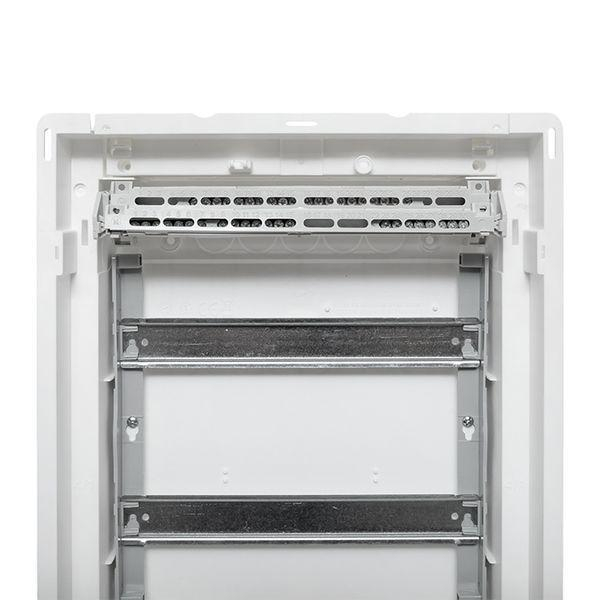 Щит комбинированный встраив. Nova 2 DIN-рейки + 2 монтаж. платы 4 габарит IP41 с пластик. дверью EKF nv-cb-pd-2+2 ТехноИмпульс