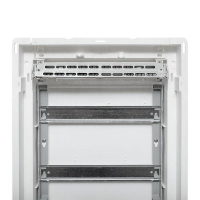 Щит комбинированный встраив. Nova 2 DIN-рейки + 2 монтаж. платы 4 габарит IP41 с пластик. дверью EKF nv-cb-pd-2+2 ТехноИмпульс