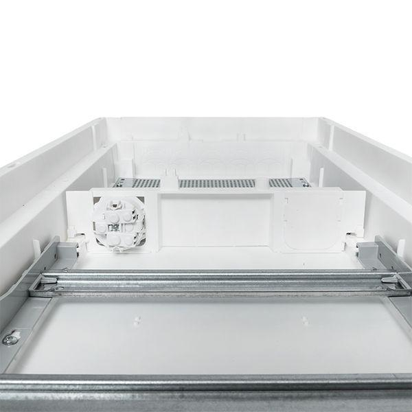 Щит комбинированный встраив. Nova 2 DIN-рейки + 2 монтаж. платы 4 габарит IP41 с пластик. дверью EKF nv-cb-pd-2+2 ТехноИмпульс