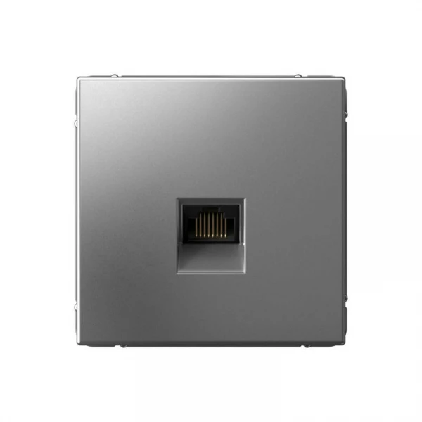 Розетка компьютерная ArtGallery RJ45 кат.5E механизм сталь SE GAL000983 ТехноИмпульс