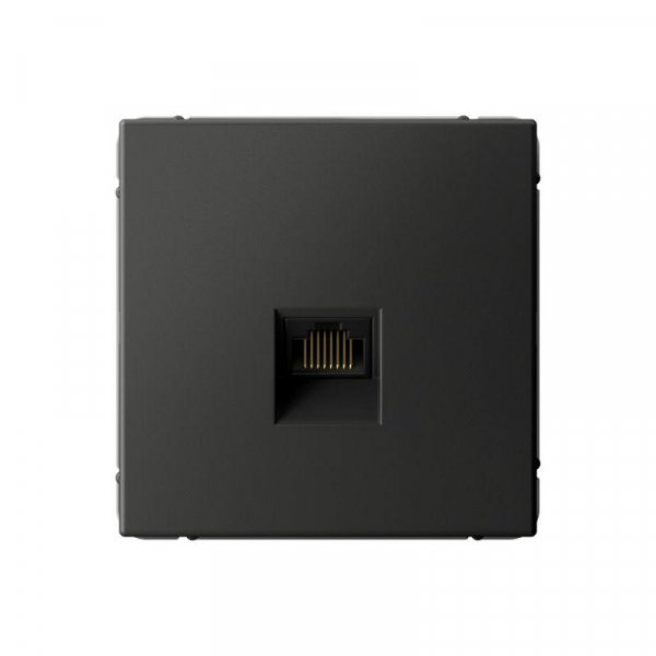 Розетка компьютерная ArtGallery RJ45 кат.5E механизм базальт SE GAL001483 ТехноИмпульс
