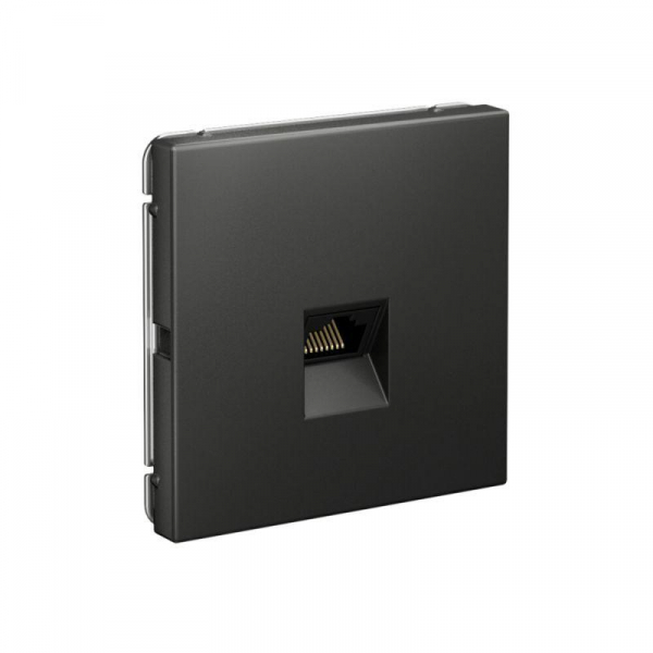 Розетка компьютерная ArtGallery RJ45 кат.5E механизм базальт SE GAL001483 ТехноИмпульс