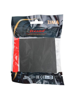 Выключатель 1-кл. СП ZIMA IP20 10А безвинт. зажим черн. бархат LEZARD 704-4288-100QC ТехноИмпульс