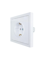 Розетка 1-мест. с/з ПБТ СП ZIMA безвинт. зажим бел. LEZARD 704-0288-122BQC ТехноИмпульс