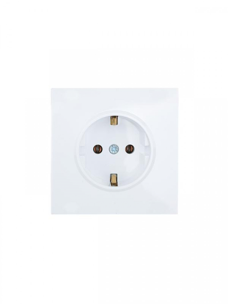 Розетка 1-мест. с/з ПБТ СП ZIMA безвинт. зажим бел. LEZARD 704-0288-122BQC ТехноИмпульс