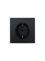 Розетка 1-мест. с/з ПБТ СП ZIMA IP20 16А безвинт. зажим черн. бархат LEZARD 704-4288-122BQC ТехноИмпульс