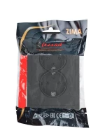 Розетка 2-мест. б/з СП ZIMA IP20 16А ПБТ безвинт. зажим черн. бархат LEZARD 704-4200-128BQC ТехноИмпульс