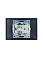 Розетка 2-мест. б/з СП ZIMA IP20 16А ПБТ безвинт. зажим черн. бархат LEZARD 704-4200-128BQC ТехноИмпульс