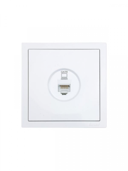 Розетка компьютерная 1-мест. СП ZIMA бел. LEZARD 704-0288-140 ТехноИмпульс