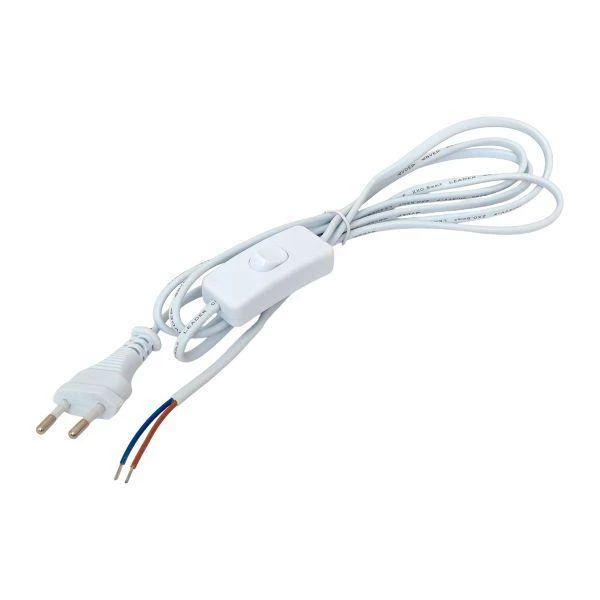 Шнур для бра с выключателем 2м 2х0.5кв.мм EKF ASB-610 ТехноИмпульс