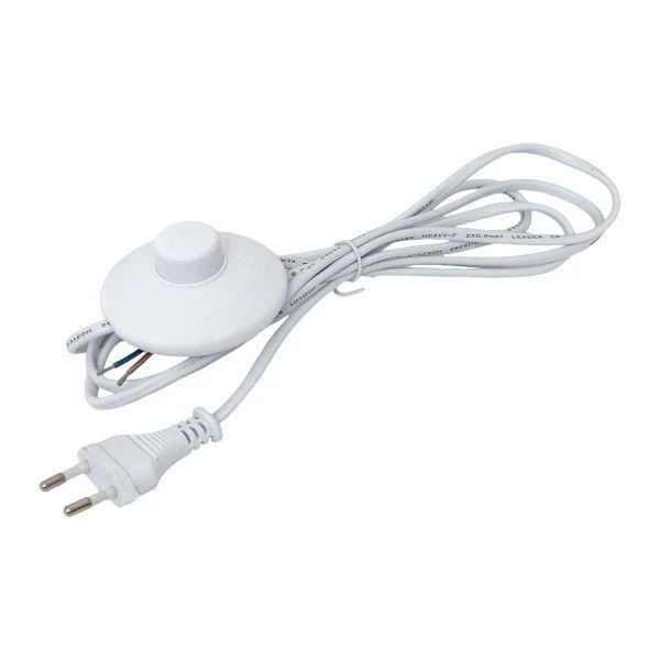 Шнур для бра с ножным выключателем 2м 2х0.5кв.мм EKF ASL-610 ТехноИмпульс