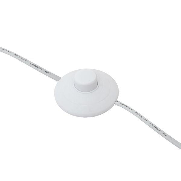 Шнур для бра с ножным выключателем 2м 2х0.5кв.мм EKF ASL-610 ТехноИмпульс