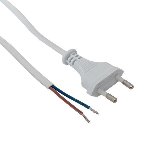 Шнур с опрессованной вилкой 2м 2х0.75кв.мм EKF ASC-252 ТехноИмпульс