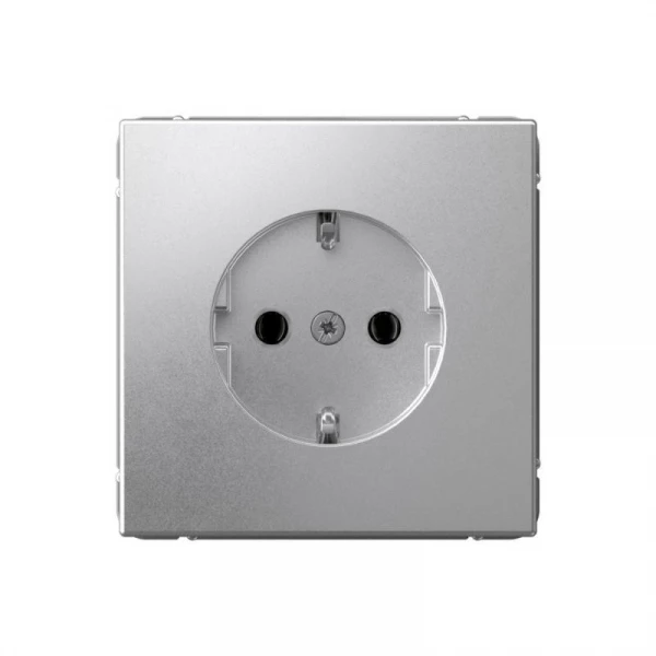 Розетка ArtGallery 16А с заземл. быстрозажим. клем. механизм алюм. SE GAL000343S ТехноИмпульс