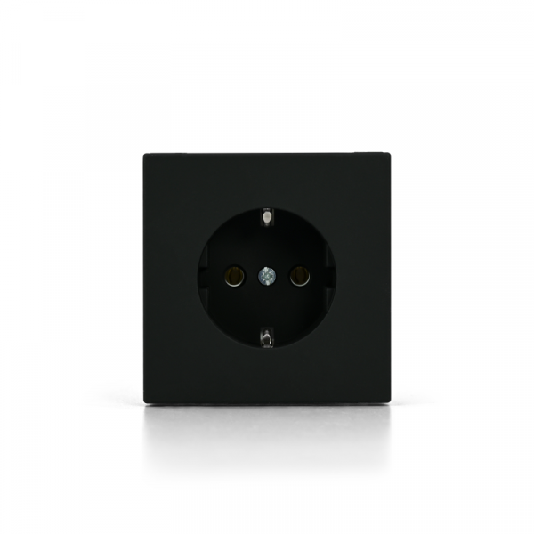 Розетка ArtGallery 16А с заземл. быстрозажим. клем. механизм карбон SE GAL001043S ТехноИмпульс