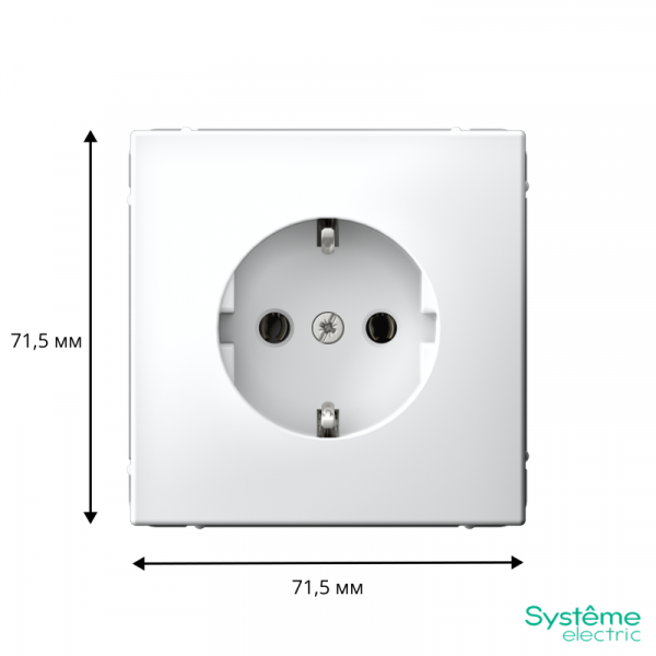 Розетка ArtGallery 16А с заземл. быстрозажим. клем. механизм лотос SE GAL001343S ТехноИмпульс