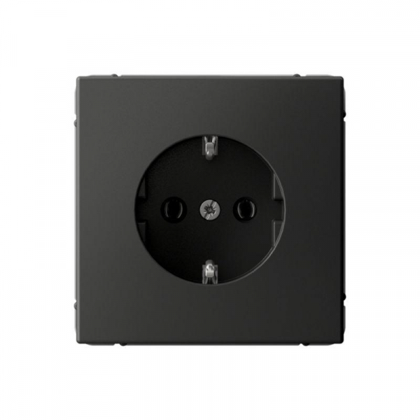 Розетка ArtGallery 16А с заземл. быстрозажим. клем. механизм базальт SE GAL001443S ТехноИмпульс