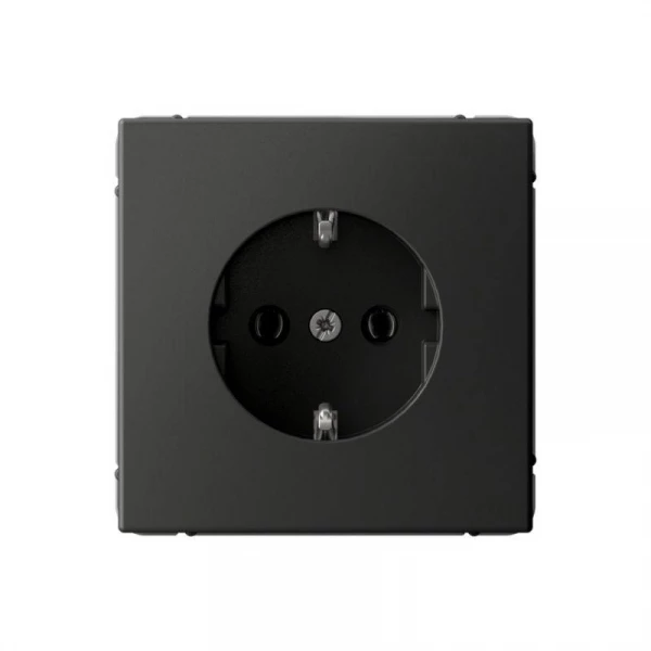 Розетка ArtGallery 16А с заземл. быстрозажим. клем. механизм базальт SE GAL001443S ТехноИмпульс