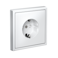 Розетка ArtGallery 16А с заземл. со шторками быстрозажим. клем. механизм бел. SE GAL000145S ТехноИмпульс