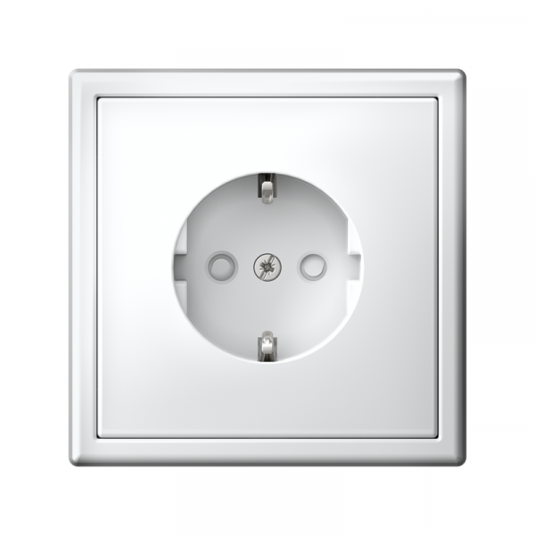 Розетка ArtGallery 16А с заземл. со шторками быстрозажим. клем. механизм бел. SE GAL000145S ТехноИмпульс