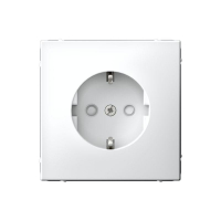 Розетка ArtGallery 16А с заземл. со шторками быстрозажим. клем. механизм бел. SE GAL000145S ТехноИмпульс