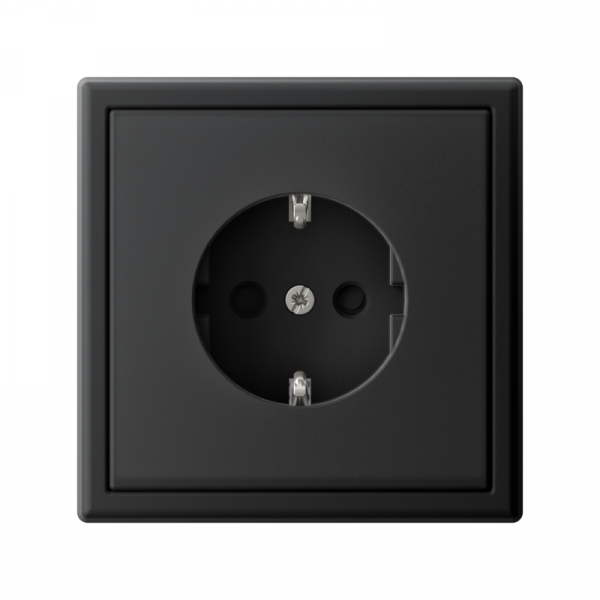 Розетка ArtGallery 16А с заземл. со шторками быстрозажим. клем. механизм карбон SE GAL001045S ТехноИмпульс