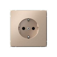 Розетка ArtGallery 16А с заземл. со шторками быстрозажим. клем. механизм песочн. SE GAL001245S ТехноИмпульс