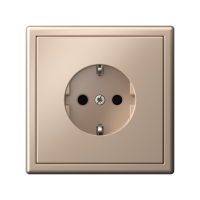 Розетка ArtGallery 16А с заземл. со шторками быстрозажим. клем. механизм песочн. SE GAL001245S ТехноИмпульс