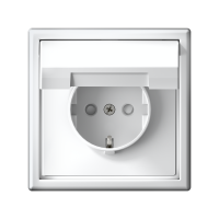 Розетка ArtGallery 16А IP20 с заземл. со шторками с крышкой быстрозажим. клем. механизм бел. SE GAL000146S ТехноИмпульс