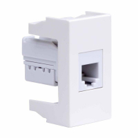 Розетка телефонная 1-м 1мод. Viva RJ12 бел. DKC 45018 ТехноИмпульс