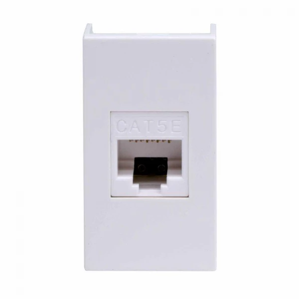 Розетка компьютерная 1-м 1мод. Viva RJ45 кат.5E бел. DKC 45038 ТехноИмпульс