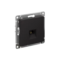 Розетка телефонная 1-м СП AtlasDesign RJ11 механизм карбон SE ATN001081 ТехноИмпульс