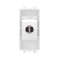 Розетка компьютерная 1мод. Avanti "Белое облако" RJ45 кат.5E без шторок модульная механизм DKC 4400661 ТехноИмпульс
