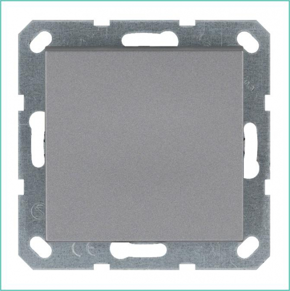 Выключатель 1-кл. 10А IP20 механизм алюм. Jasmart G3011S ТехноИмпульс