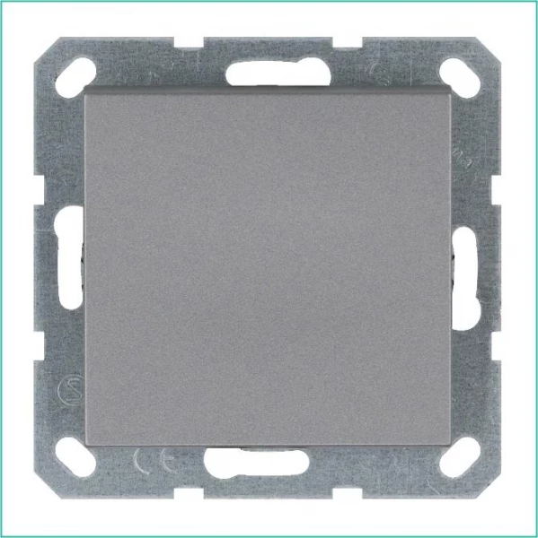 Выключатель 1-кл. 10А IP20 механизм алюм. Jasmart G3011S ТехноИмпульс