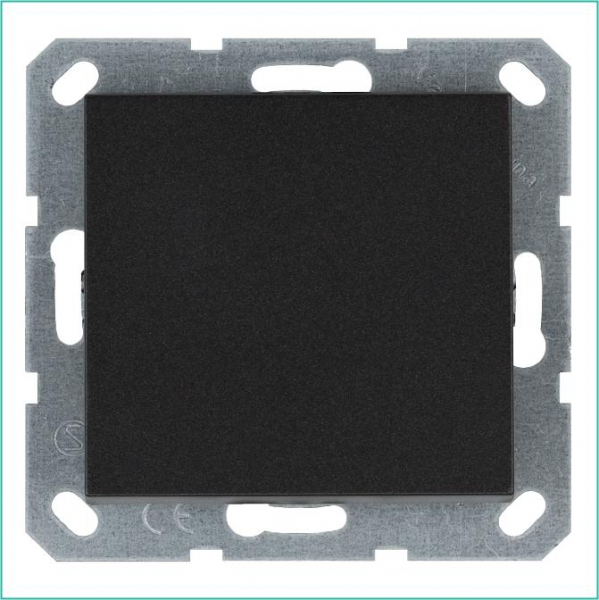 Выключатель 1-кл. 10А IP20 механизм анрацит Jasmart G3011B ТехноИмпульс