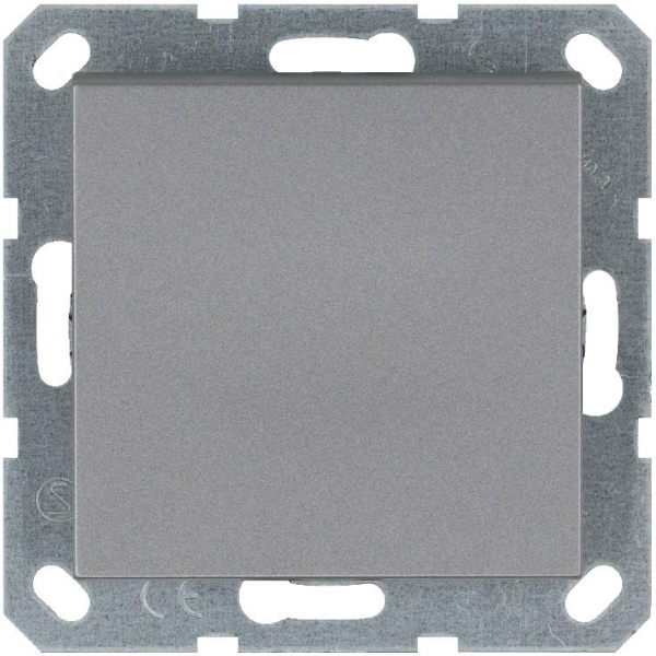 Кнопка звонка 1-кл. 10А IP20 механизм алюм. Jasmart G3010S ТехноИмпульс