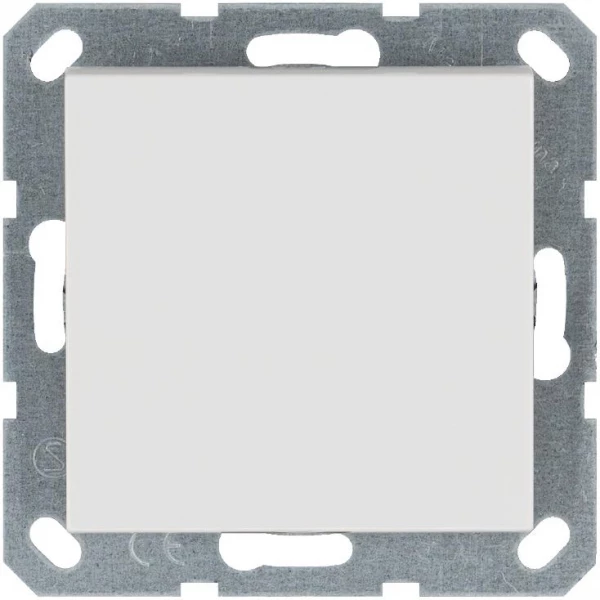 Кнопка звонка 1-кл. 10А IP20 механизм бел. глянцевый Jasmart G3010W ТехноИмпульс