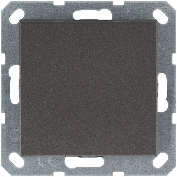 Кнопка звонка 1-кл. 10А IP20 механизм мокко Jasmart G3010Z ТехноИмпульс