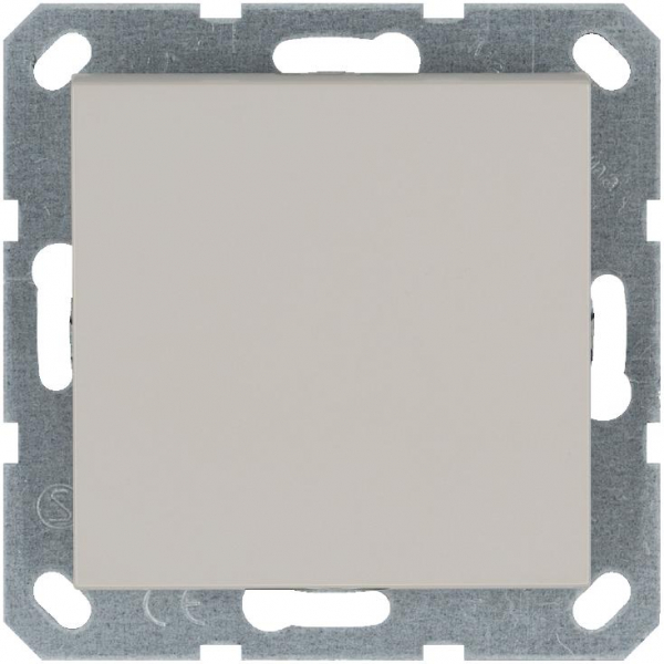 Кнопка звонка 1-кл. 10А IP20 механизм тауп Jasmart G3010T ТехноИмпульс