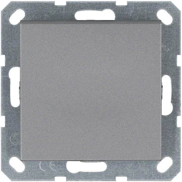 Переключатель проходной 1-кл. 10А IP20 механизм алюм. Jasmart G3012S ТехноИмпульс