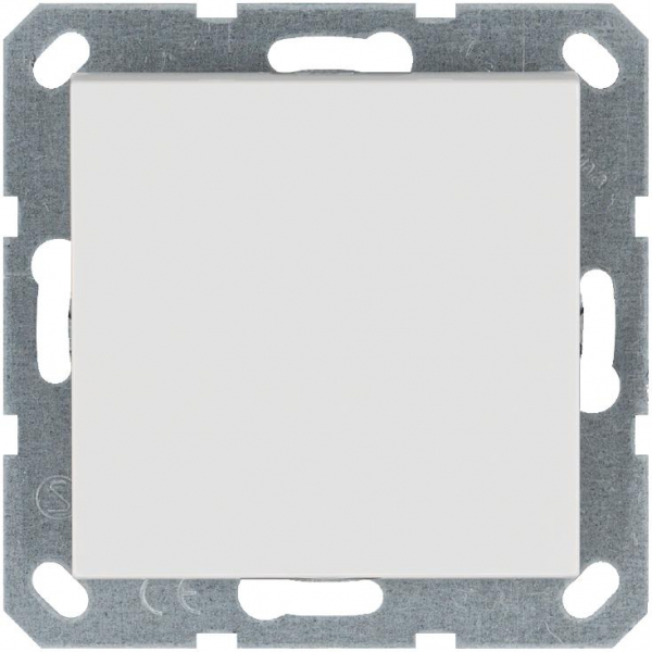 Переключатель проходной 1-кл. 10А IP20 механизм бел. глянцевый Jasmart G3012W ТехноИмпульс