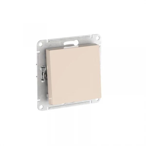Выключатель 1-кл. AtlasDesign (сх. 1) 10AX быстрозажим. клем. механизм беж. SE ATN000211S ТехноИмпульс