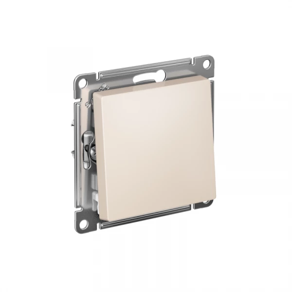 Выключатель 1-кл. AtlasDesign (сх. 1) 10AX быстрозажим. клем. механизм беж. SE ATN000211S ТехноИмпульс