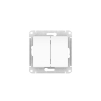 Выключатель 2-кл. Glossa (сх. 5) 10AX быстрозажим. клем. механизм бел. SE GSL000151S ТехноИмпульс