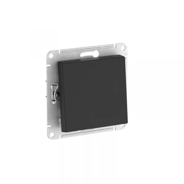 Переключатель 1-кл. AtlasDesign (сх. 6) 10AX быстрозажим. клем. механизм карбон SE ATN001061S ТехноИмпульс