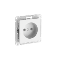 Розетка AtlasDesign 16А без заземл. без шторок быстрозажим. клем. механизм бел. SE ATN000141S ТехноИмпульс