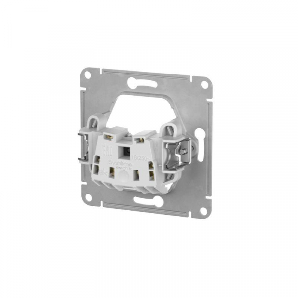 Розетка Glossa 16А без заземл. быстрозажим. клем. механизм беж. SE GSL000241S ТехноИмпульс