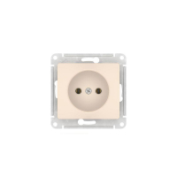 Розетка Glossa 16А без заземл. быстрозажим. клем. механизм беж. SE GSL000241S ТехноИмпульс